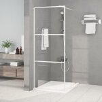 Design in - paroi de douche, Écran de douche blanc 80x195 cm verre esg transparent cfw72518 Design in - paroi de douche, Écran de douche blanc 80x195 cm verre esg transparent cfw72518