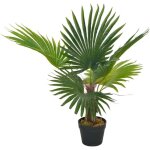 Design in - plante artificielle avec pot palmier vert 70 cm cfw98180