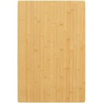 Plateau de table, dessus de table, plan de travail 40x60x4 cm bambou cfw90408