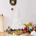 Design in - sapin de noël artificiel arbre de noël 180 cm pvc blanc 650 branches pied métal cw10922 Design in - sapin de noël artificiel arbre de noël 180 cm pvc blanc 650 branches pied métal cw10922