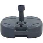 Design in - socle de parasol portable gris rempli de sable / eau cfw58591