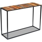 Design in - table console, table d'appoint, bout de canapé bois de récupération massif 110x35x76 cm cfw995675 ... Design in - table console, table d'appoint, bout de canapé bois de récupération massif 110x35x76 cm cfw995675 ...