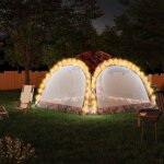 Design in - tente de rception, barnum avec led et 4 parois 3, 6x3, 6x2, 3m camouflage cfw33743