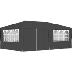 Design in - tente de réception, barnum et parois latérales 4x6 m anthracite 90 g / m² cfw46345 Design in - tente de réception, barnum et parois latérales 4x6 m anthracite 90 g / m² cfw46345