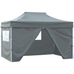 Design in - tente de réception, barnum pliable avec 4 parois 3x4 m acier anthracite cfw83901 Design in - tente de réception, barnum pliable avec 4 parois 3x4 m acier anthracite cfw83901