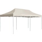 Design in - tente de rception, barnum pliable aluminium 6 x 3 m crme cfw18232