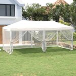 Design in - tente de réception, barnum pliable avec parois blanc 3x6 m cfw76441 Design in - tente de réception, barnum pliable avec parois blanc 3x6 m cfw76441