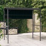 Design in - tonnelle, pergola de jardin, belvédère avec toit 220x110x200 cm anthracite cfw56574 Design in - tonnelle, pergola de jardin, belvédère avec toit 220x110x200 cm anthracite cfw56574