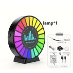 D�sodorisant voiture avec led rgb musicale - clip grille a�ration, commande vocale et appli