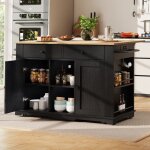 Desserte de cuisine 151, 5 x 59, 7 x 91, 7 cm avec 2 tiroirs, buffet avec porte - bouteilles, desserte ... Desserte de cuisine 151, 5 x 59, 7 x 91, 7 cm avec 2 tiroirs, buffet avec porte - bouteilles, desserte ...