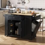 Desserte de cuisine, armoire de cuisine, desserte amovible, coin repas escamotable, buffet imitation ...