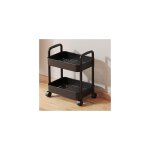 Desserte de cuisine chariot de rangement  monter soi - mme, chariot roulant  2 niveaux avec roulettes, ...