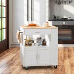 Desserte cuisine roulettes 2 verrouillables Îlot 3 casiers Épices chariot service armoire 1 tiroir 82x50x92cm ... Desserte cuisine roulettes 2 verrouillables Îlot 3 casiers Épices chariot service armoire 1 tiroir 82x50x92cm ...
