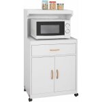 Desserte, micro - onde  roulettes, chariot, meuble de rangement cuisine, meuble four, buffet avec 1 ...