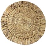 Signes grimalt - dessous de plat en jacinthe d'eau naturelle pour cuisine - prot�gez votre table avec ...