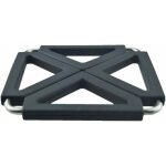 Dessous de plat pliable, r�glable et extensible en m�tal et silic�ne, noir , taille unique - fei yu