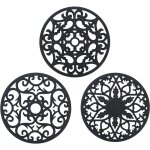 Dessous de plat silicone, 3pcs anti - dérapant anti - chaleur 250 °c multifonction repose - cuillère ... Dessous de plat silicone, 3pcs anti - dérapant anti - chaleur 250 °c multifonction repose - cuillère ...