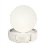 Dessous de verre cuir, antid�rapant, prot�ge tables / bureaux.