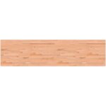 Dessus de bureau 220x55x2, 5 cm bois massif de htre
