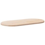Dessus de table 110x55x2, 5 cm bois de pin massif ovale