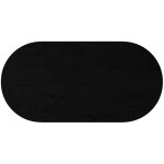 Dessus de table 120x60x2 cm bois de ch�ne massif ovale vidaxl