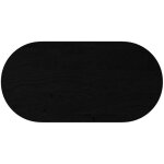 Dessus de table 120x60x2 cm bois de ch�ne massif ovale vidaxl