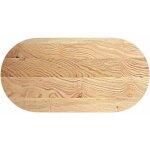 Dessus de table 120x60x2 cm bois de chêne massif ovale vidaxl Dessus de table 120x60x2 cm bois de chêne massif ovale vidaxl