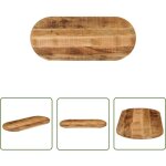 Dessus de table 120x60x3, 8cm ovale bois massif de manguier brut - dessus de table - plateau de table ... Dessus de table 120x60x3, 8cm ovale bois massif de manguier brut - dessus de table - plateau de table ...