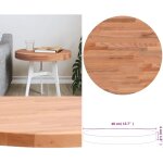 Dessus de table �40x4 cm rond bois massif de h�tre - dessus de table - plateau de table - table ronde ...