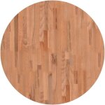 Dessus de table Ø80x2, 5 cm rond bois massif de hêtre vidaxl Dessus de table Ø80x2, 5 cm rond bois massif de hêtre vidaxl