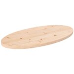 Plateau de table, de bureau, table à manger 80x40x2, 5 cm bois de pin massif ovale vidaxl Plateau de table, de bureau, table à manger 80x40x2, 5 cm bois de pin massif ovale vidaxl