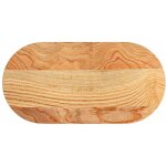 Dessus de table 80x40x2 cm bois de ch�ne massif ovale - vidaxl