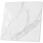 Dessus de table - 90x90cm blancen c�ramique et pierre fritt�e