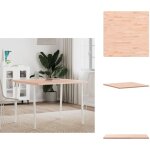 Dessus de table 90x90x2, 5 cm carr bois massif de htre - dessus de table - table ronde - plateau de ...