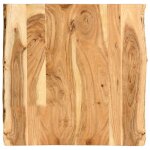 Dessus de table bois d'acacia massif 58x(50 - 60)x2, 5 cm, brun, 286327