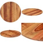 Dessus de table bois massif d'acacia rond 15 - 16 mm 70 cm - dessus de table - table ronde - acacia massif ... Dessus de table bois massif d'acacia rond 15 - 16 mm 70 cm - dessus de table - table ronde - acacia massif ...