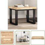 Dessus de table carr 50x50x4 cm bois massif d'acacia - dessus de table - table ronde - table carre ...