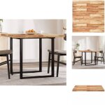 Dessus de table carr 90x90x4 cm bois massif d'acacia - dessus de table - table en bois - acacia massif ...