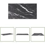 Dessus de table noir 120x65 cm 8 mm verre trempé design marbre - dessus de table - plateau de table - ... Dessus de table noir 120x65 cm 8 mm verre trempé design marbre - dessus de table - plateau de table - ...