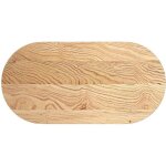 Dessus de table?plateau de table?dessus de bureau 100x50x4 cm bois de ch�ne massif ovale cfw44448