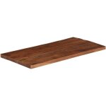 Dessus de table?plateau de table?dessus de bureau 100x60x2, 5cm rectangulaire bois massif rcupr cfw65048 ...