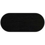 Dessus de table?plateau de table?dessus de bureau 140x60x2 cm bois de ch�ne massif ovale cfw12943