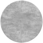 Dessus de table?plateau de table?dessus de bureau gris b�ton 60 x 60 x 1. 5 cm bois d'ing�nierie cfw13489 ...