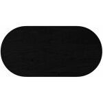 Dessus de table?plateau de table?dessus de bureau marron fonc� 120x60x4cm bois ch�ne massif ovale cfw21738 ...