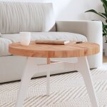 Dessus de table - plateau de table de remplacement Ø60x4 cm rond bois massif de hêtre 965153 Dessus de table - plateau de table de remplacement Ø60x4 cm rond bois massif de hêtre 965153