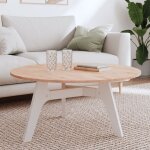 Dessus de table - plateau de table de remplacement Ø90x1, 5 cm rond bois massif de hêtre 963977 Dessus de table - plateau de table de remplacement Ø90x1, 5 cm rond bois massif de hêtre 963977