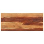 Dessus de table - plateau de table de remplacement bois massif d'acacia 15 - 16 mm 60x140 cm 426738