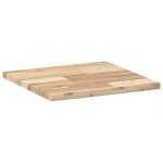 Dessus de table - plateau de table de remplacement carr� 40x40x2 cm bois massif d'acacia 929151