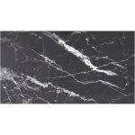 Dessus de table - plateau de table de remplacement noir 120x65 cm 8 mm verre tremp� design marbre 359657 ...