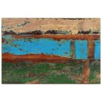 Dessus de table - plateau de table de remplacement rectangulaire 60x90 cm 25 - 27 mm bois rcupr 774414 ...